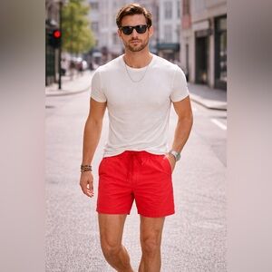 Todd Snyder Red Weekend Shorts - M